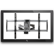 Picture of StarTech.com Full Motion TV Wall Mount - Heavy Duty Articulating TV Wall Mount Bracket for 32" to 75" (165lb/75kg) VESA Display - Universal Adjustable Tilt/Swivel Flat Screen Arm - Silver