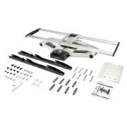 Picture of StarTech.com Full Motion TV Wall Mount - Heavy Duty Articulating TV Wall Mount Bracket for 32" to 75" (165lb/75kg) VESA Display - Universal Adjustable Tilt/Swivel Flat Screen Arm - Silver