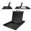 Picture of StarTech.com 16 Port Rackmount KVM Console w/ 6ft Cables - Integrated KVM Switch w/ 19" LCD Monitor - Fully Featured 1U LCD KVM Drawer- OSD KVM - Durable 50,000 MTBF - USB + VGA Support