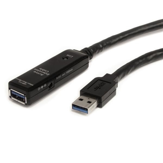 Picture of StarTech.com 3m USB 3.0 Active Extension Cable - M/F