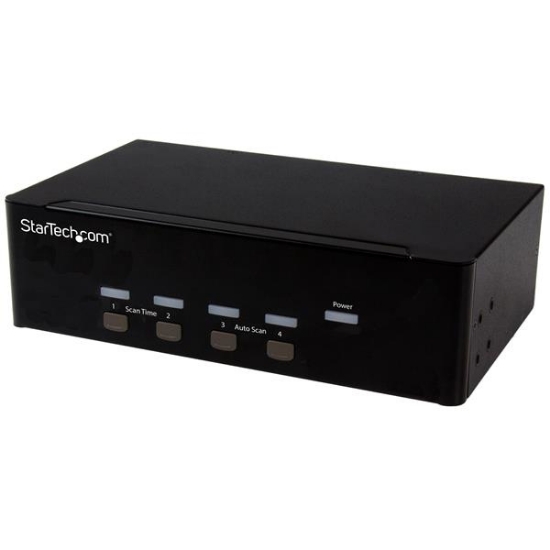 Picture of StarTech.com 4-port KVM Switch with Dual VGA - USB 2.0