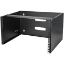 Picture of StarTech.com 6U Wall Mount Network Rack - 14 Inch Deep (Low Profile) - 19" Patch Panel Bracket for Shallow Server and IT Equipment, Network Switches - 44lbs/20kg Weight Capacity, Black
