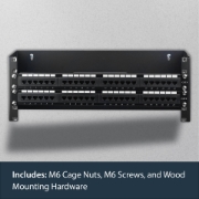 Picture of StarTech.com 4U 19in Hinged Wall Mounting Bracket for Patch Panels