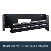 Picture of StarTech.com 4U 19in Hinged Wall Mounting Bracket for Patch Panels