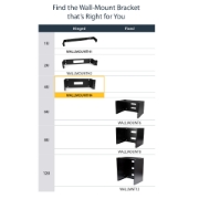 Picture of StarTech.com 4U 19in Hinged Wall Mounting Bracket for Patch Panels