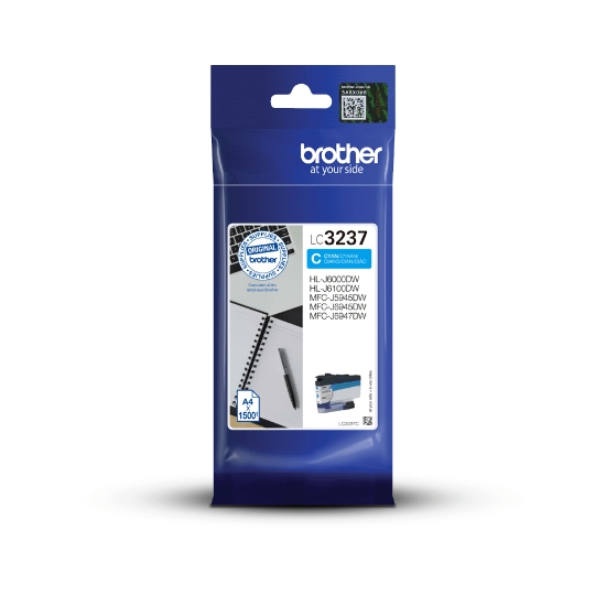Picture of Brother LC3237C ink cartridge 1 pc(s) Original Cyan