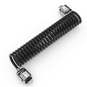 Picture of Compulocks Dual Head Coiled T-bar Security Keyed Cable Lock