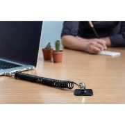 Picture of Compulocks Dual Head Coiled T-bar Security Keyed Cable Lock