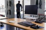 Picture of Kensington CoolView™ Wellness Monitor Stand with Desk Fan