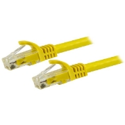 Picture of StarTech.com 1.5m CAT6 Ethernet Cable - Yellow CAT 6 Gigabit Ethernet Wire -650MHz 100W PoE RJ45 UTP Network/Patch Cord Snagless w/Strain Relief Fluke Tested/Wiring is UL Certified/TIA
