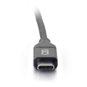 Picture of C2G 3m (10ft) USB C Cable - USB 2.0 (5A) - M/M USB Type C Cable - Black