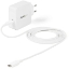Picture of StarTech.com USB C Wall Charger - USB C Laptop Charger 60W PD - 6ft/2m Cable - Universal Compact Type C Power Adapter - Dell XPS/Lenovo X1 Carbon/HP EliteBook/MacBook - USB IF/CE Certified