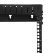 Picture of StarTech.com 12U 19" Wall Mount Network Rack - Adjustable Depth 12-20" 2 Post Open Frame Server Room Rack for AV/Data/ IT Communication/Computer Equipment/Switch w/Cage Nuts & Screws