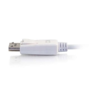 Picture of C2G 0.9m (3ft) USB C to DisplayPort Adapter Cable White - 4K Audio / Video Adapter