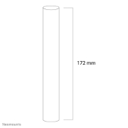 Picture of Neomounts FPMA-CPCONNECTBLACK Extension pole connector