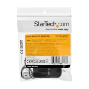 Picture of StarTech.com Compact USB C to VGA Adapter - 1080p USB Type-C to VGA Video Display Converter with Keychain Ring - Active USB-C DP Alt Mode to VGA Monitor Dongle - Thunderbolt 3 Compatible