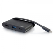 Picture of C2G USB-C to 4K HDMI[R] Adapter with USB-A and Power Delivery