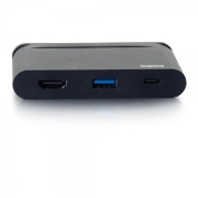 Picture of C2G USB-C to 4K HDMI[R] Adapter with USB-A and Power Delivery