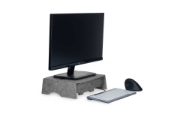 Picture of BakkerElkhuizen Q-Riser 90 Circular 76.2 cm (30") Desk Grey