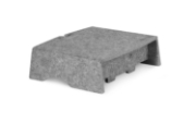 Picture of BakkerElkhuizen Q-Riser 90 Circular 76.2 cm (30") Desk Grey
