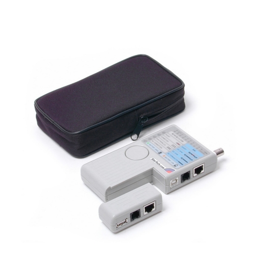 Picture of StarTech.com Professional Multi Function RJ45 RJ11 USB and BNC Cable Tester