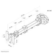 Picture of Neomounts FPMA-WP300BLACK TV pole mount 10-30" - diam. 30-50 mm - full motion