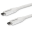 Picture of StarTech.com USB-C to USB-C Cable w/ 5A PD - M/M - White - 4 m (13 ft.) - USB 2.0 - USB-IF Certified