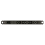 Picture of APC Easy Rack PDU, Basic, 1U, 1 Phase, 3.7kW, 230V, 16A, 8 x C13 outlets, IEC60320 C20 inlet