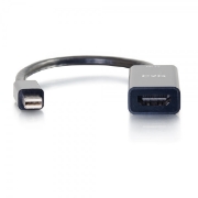 Picture of C2G 8in Mini DisplayPort[TM] Male to HDMI[R] Female Passive Adapter Converter - 4K 30Hz