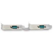 Picture of StarTech.com 2-port PCI Express RS232 Serial Adapter Card - PCIe RS232 Serial Host Controller Card - PCIe to Serial DB9 - 16950 UART - Low Profile Expansion Card - Windows & Linux