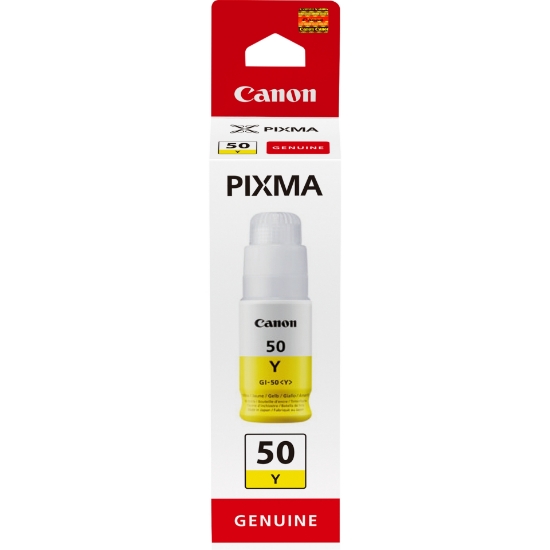 Picture of Canon GI-50 Y, High Yield, Ink Bottle, Yellow