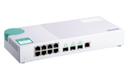 Picture of QNAP QSW-308-1C network switch Unmanaged Gigabit Ethernet (10/100/1000) White