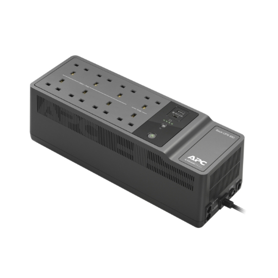 Picture of APC Back-UPS BE850G2-UK - 8x BS 1363 outlets, 850VA, 2 USB chargers, 1 USB data port