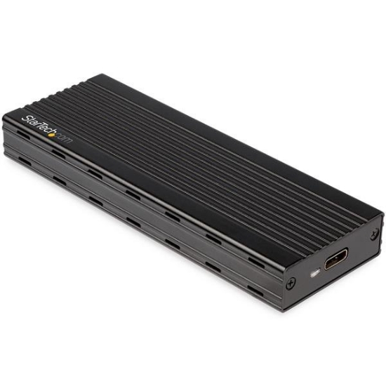 Picture of StarTech.com USB-C 10Gbps to M.2 NVMe SSD Enclosure - Portable External M.2 NGFF PCIe Aluminum Case - 1GB/s Read/Write - Supports 2230, 2242, 2260, 2280 - TB3 Compatible - Mac & PC