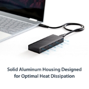 Picture of StarTech.com USB-C 10Gbps to M.2 NVMe SSD Enclosure - Portable External M.2 NGFF PCIe Aluminum Case - 1GB/s Read/Write - Supports 2230, 2242, 2260, 2280 - TB3 Compatible - Mac & PC