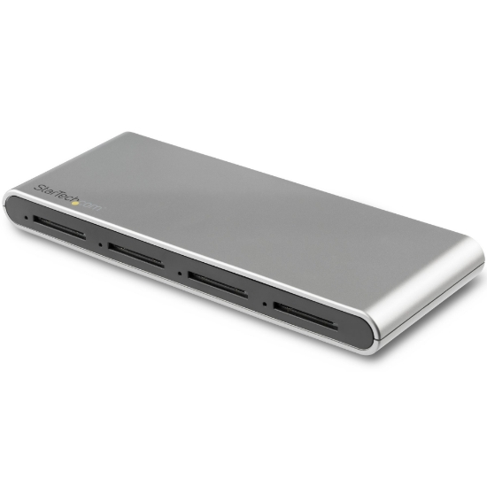 Picture of StarTech.com 4-Slot USB-C SD Card Reader - USB 3.1 (10Gbps) - SD 4.0, UHS-II