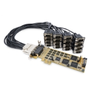 Picture of StarTech.com 16-Port Low-Profile Serial Card - RS232 - PCI Express