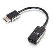 Picture of C2G 8in DisplayPort™ Male to HDMI® Female Passive Adapter Converter - 4K 30Hz