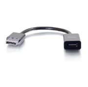Picture of C2G 8in DisplayPort™ Male to HDMI® Female Passive Adapter Converter - 4K 30Hz