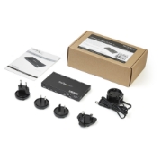 Picture of StarTech.com 2-Port HDMI Splitter (1x2) - 4K 60Hz UHD HDMI 2.0 Audio Video Splitter w/ Scaler & Audio Extractor (3.5mm/SPDIF) - Dual HDMI Splitter (1-In 2-Out) - EDID Copy - TV/Projector