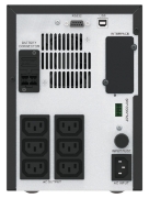 Picture of APC Easy UPS 1 Ph Line Interactive, 1000VA, Tower, 230V, 6 IEC C13 outlets, AVR, Dry Contact, LCD, W/O Network Card support