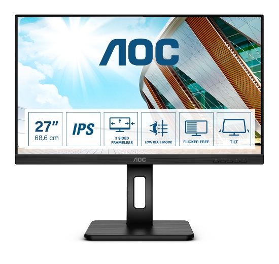 Picture of AOC P2 27P2Q LED display 68.6 cm (27") 1920 x 1080 pixels Full HD Black