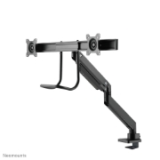 Picture of Neomounts NM-D775DXBLACK Monitor arm 10-32" - gas spring - Topfix - 180°-stop
