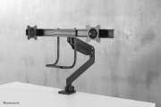 Picture of Neomounts NM-D775DXBLACK Monitor arm 10-32" - gas spring - Topfix - 180°-stop