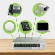 Picture of Zyxel GS1005HP Unmanaged Gigabit Ethernet (10/100/1000) Power over Ethernet (PoE) Silver