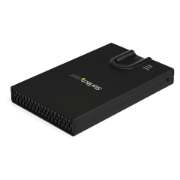 Picture of StarTech.com Biometric Enclosure - Encrypted USB 3.0 2.5" SATA Hard Drive Enclosure - Fingerprint/Password Access - 256-bit AES Data Encryption - Secure External USB 3.1 Gen 1 to HDD/SSD