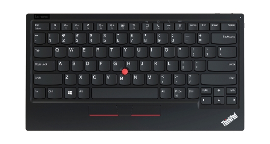 Picture of Lenovo ThinkPad Trackpoint II keyboard Universal RF Wireless + Bluetooth AZERTY Belgian Black