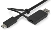 Picture of StarTech.com Universal Laptop Docking Station, Hybrid USB-C & USB-A Dock, Dual 4K DP & HDMI, 60W PD, Mac / Windows / Chrome OS, 4x USB 5Gbps Hub, GbE