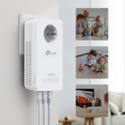 Picture of TP-Link TL-WPA8631P KIT PowerLine network adapter 300 Mbit/s Ethernet LAN Wi-Fi White 2 pc(s)