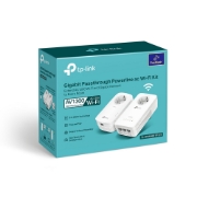 Picture of TP-Link TL-WPA8631P KIT PowerLine network adapter 300 Mbit/s Ethernet LAN Wi-Fi White 2 pc(s)